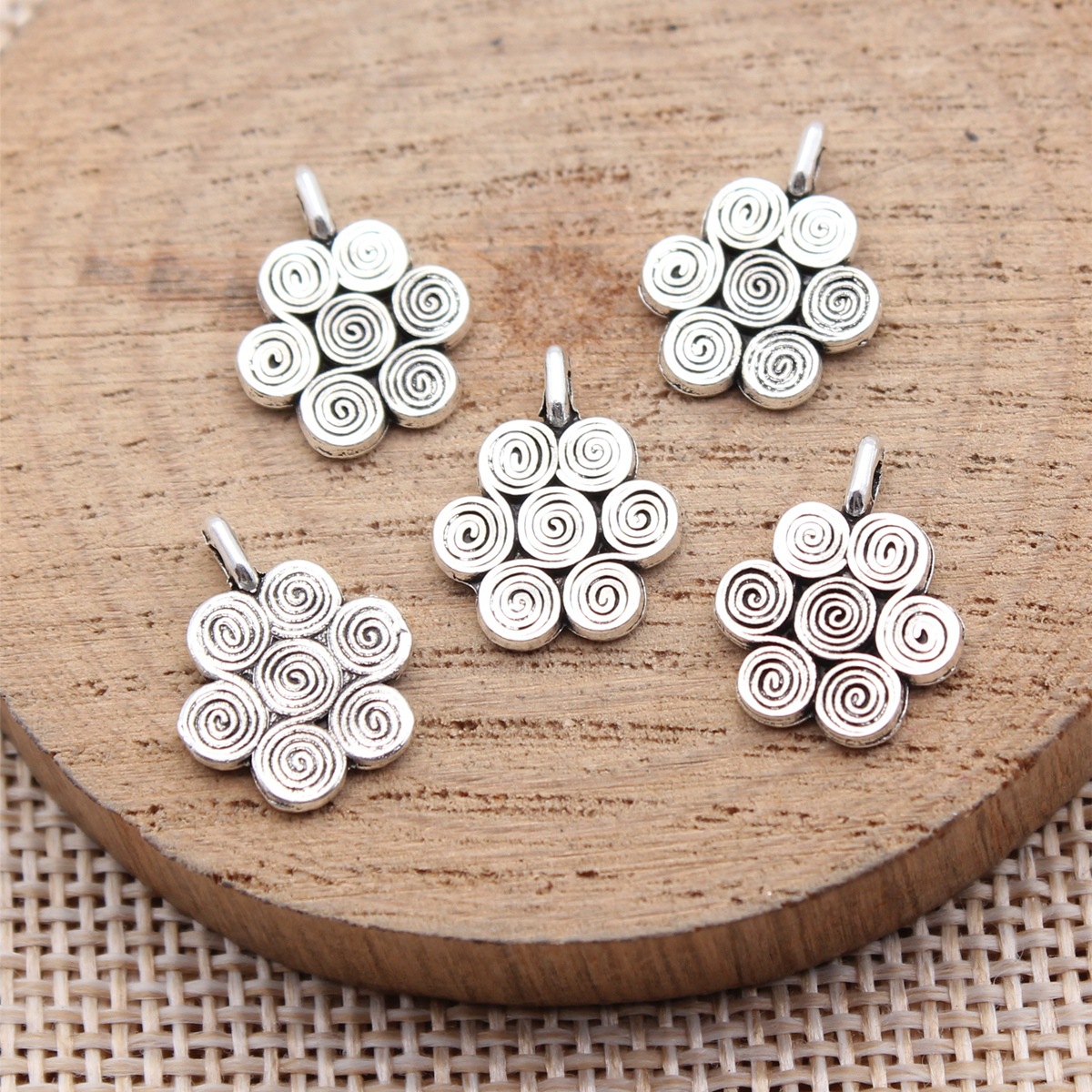 40pcs 15x12mm(0.59x0.47inch) A - Vintage Fashion Online ulasan dan harga
