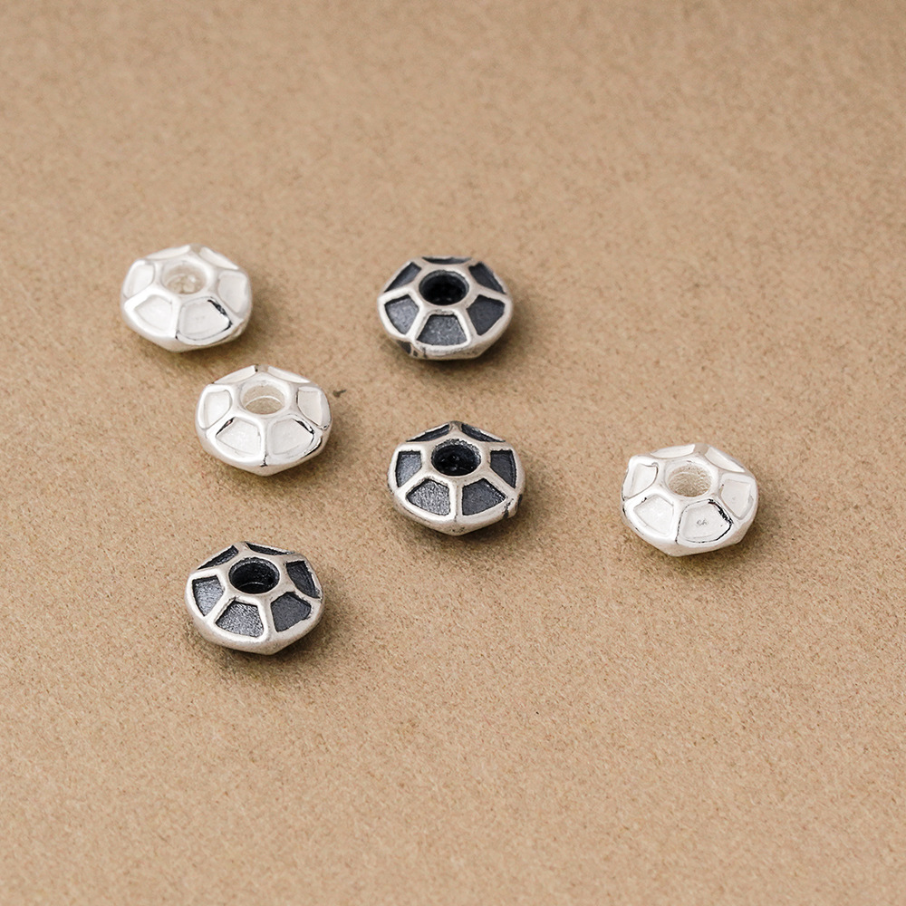 925 Silver Beads Hexagon Groov - Vintage Fashion La ulasan dan harga