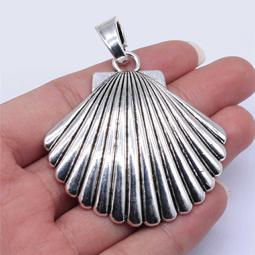 1pcs 55x55mm Antique Silver Co - Vintage Fashion Stores ulasan dan harga