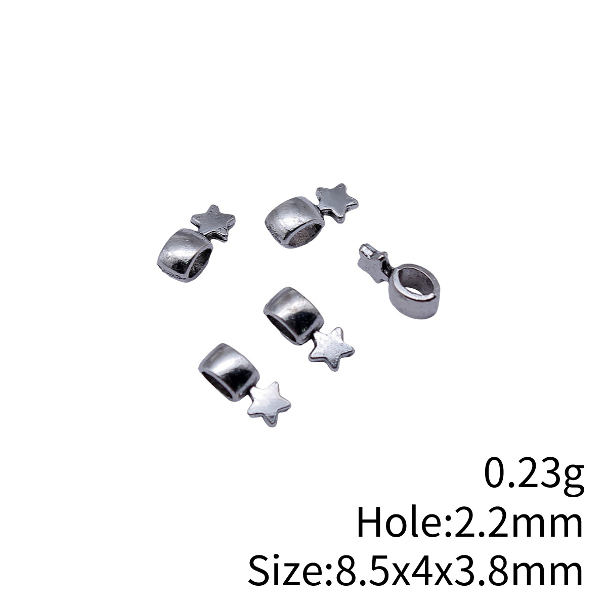 40pcs 8.5x4x3.8mm Antique Silv - Vintage Fashion Online ulasan dan harga