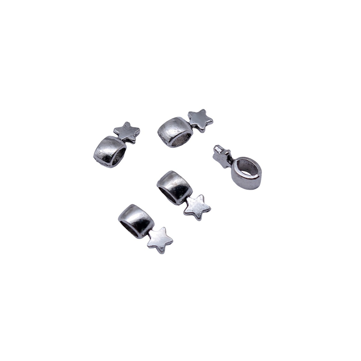 40pcs 8.5x4x3.8mm Antique Silv - Vintage Fashion Online ulasan dan harga